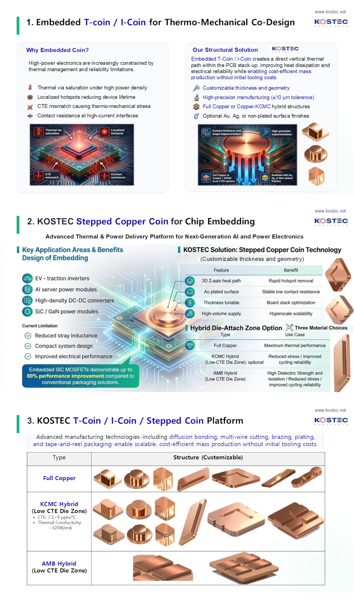 Embedded Copper Coin